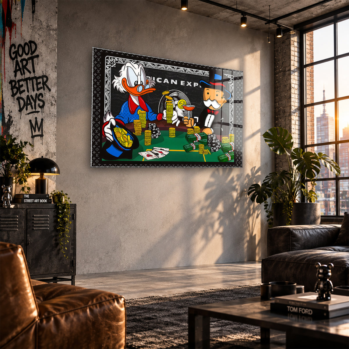 Acrylglas Wandbild - Poker Night