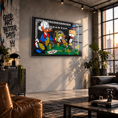 Acrylglas Wandbild - Poker Night