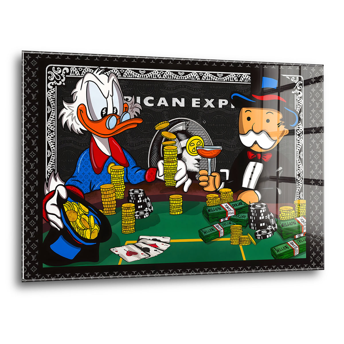 Acrylglas Wandbild - Poker Night