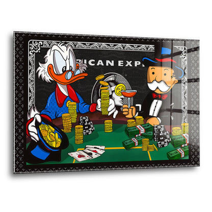 Acrylglas Wandbild - Poker Night
