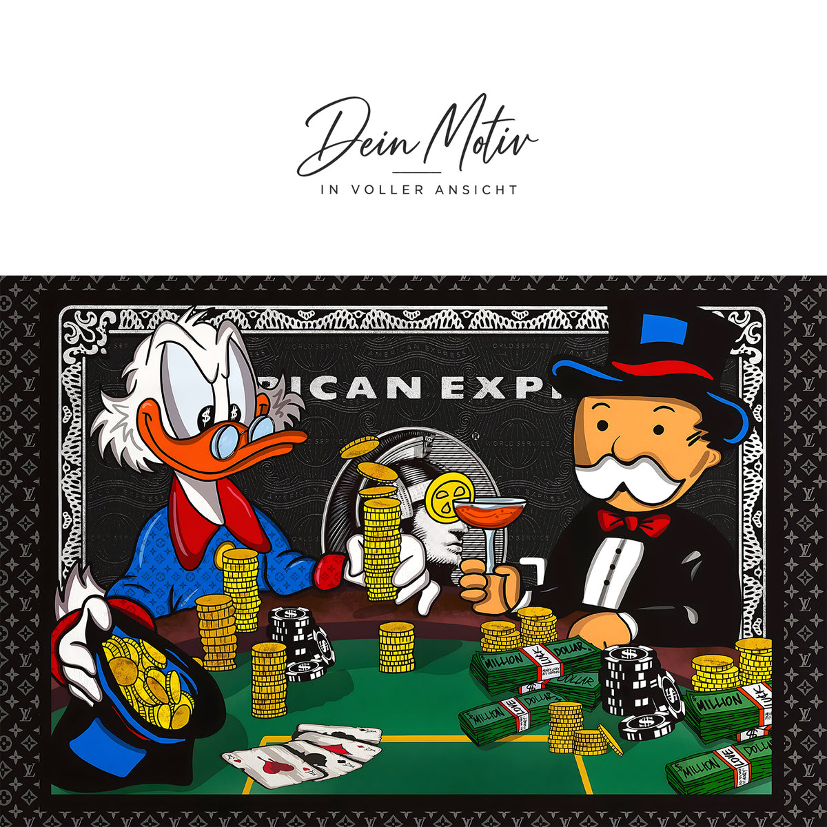 Acrylglas Wandbild - Poker Night
