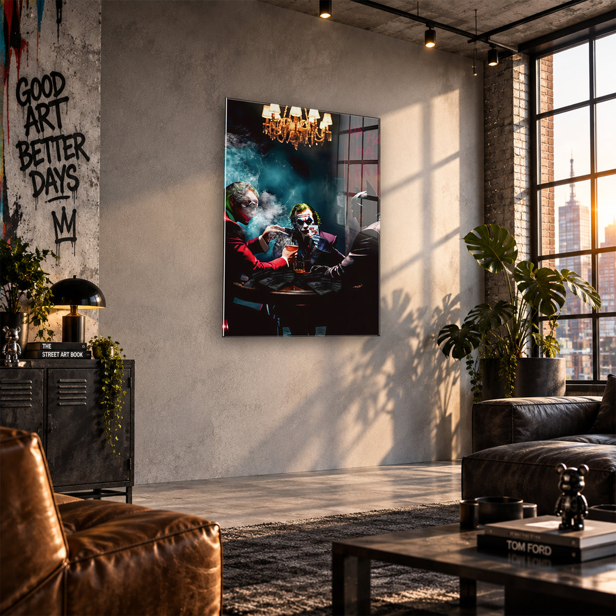 Acrylglas Wandbild - Joker