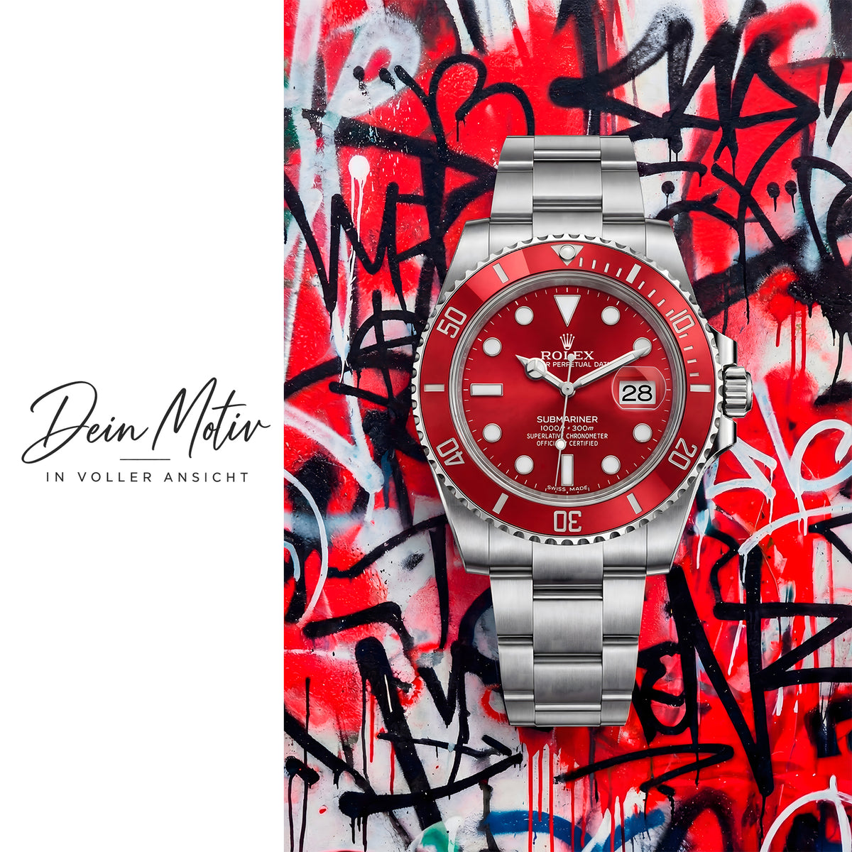 Acrylglas Wandbild -Red Watch