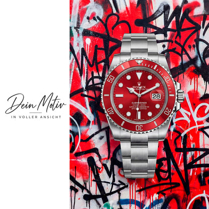 Acrylglas Wandbild -Red Watch