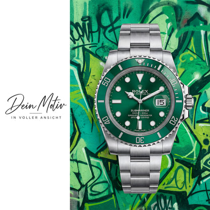 Acrylglas Wandbild -Green Watch