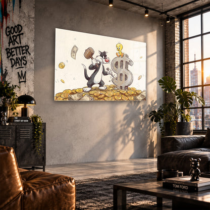 Acrylglas Wandbild -Money Mountain 2