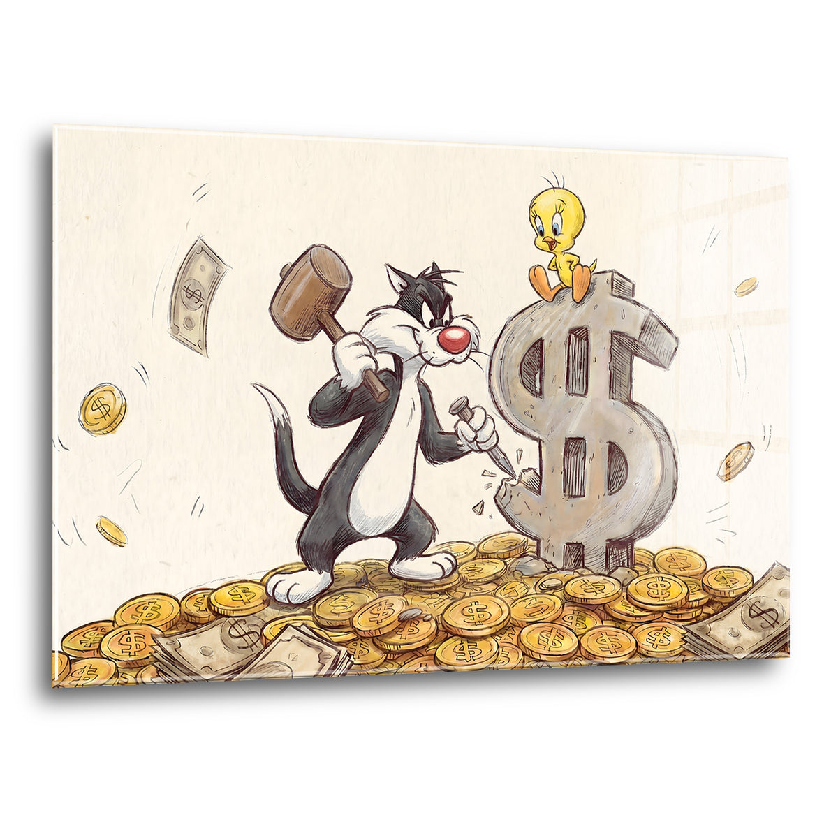 Acrylglas Wandbild -Money Mountain 2