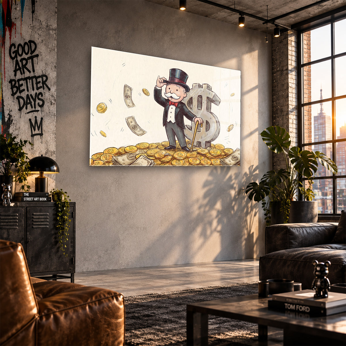 Acrylglas Wandbild -Money Mountain 4