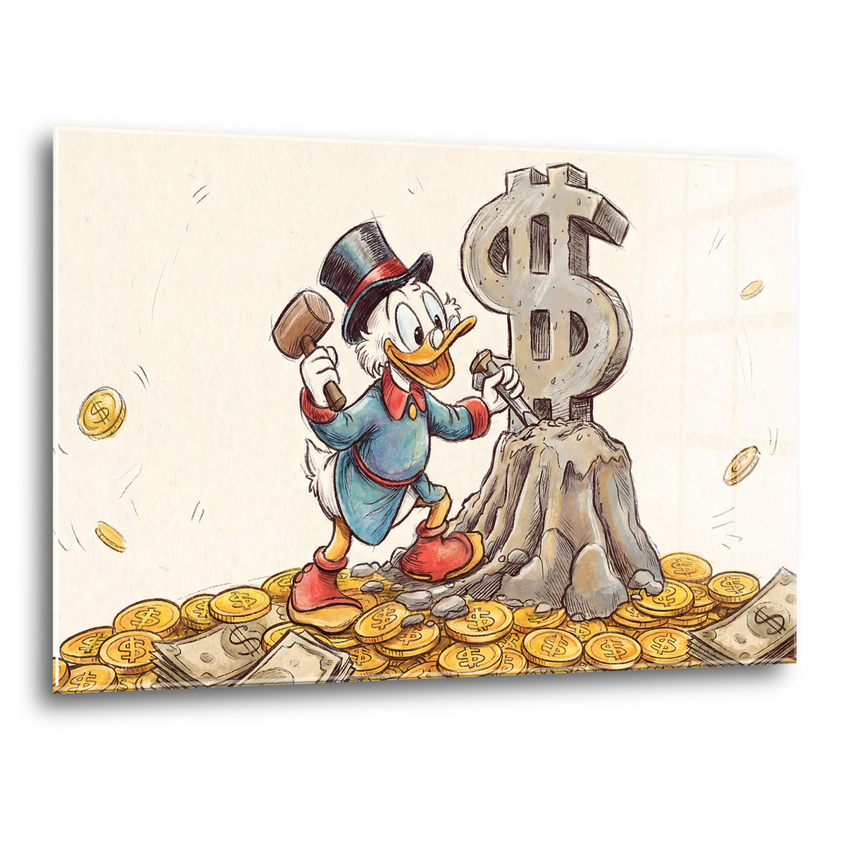 Acrylglas Wandbild -Money Mountain 6