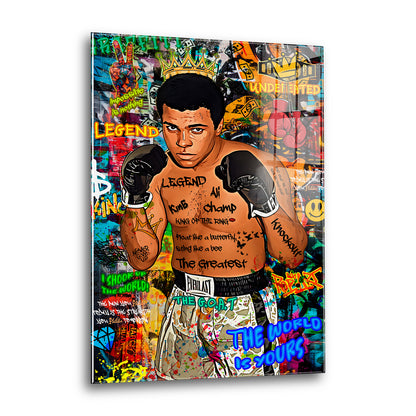 Acrylglas Wandbild -Boxing King