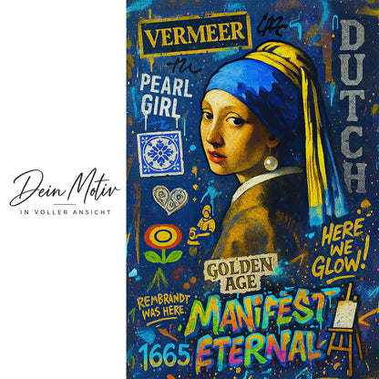 Acrylglas Wandbild -Blue Woman