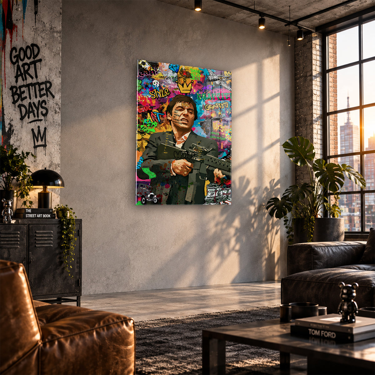 Acrylglas Wandbild - Mafia Boss