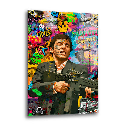 Acrylglas Wandbild - Mafia Boss