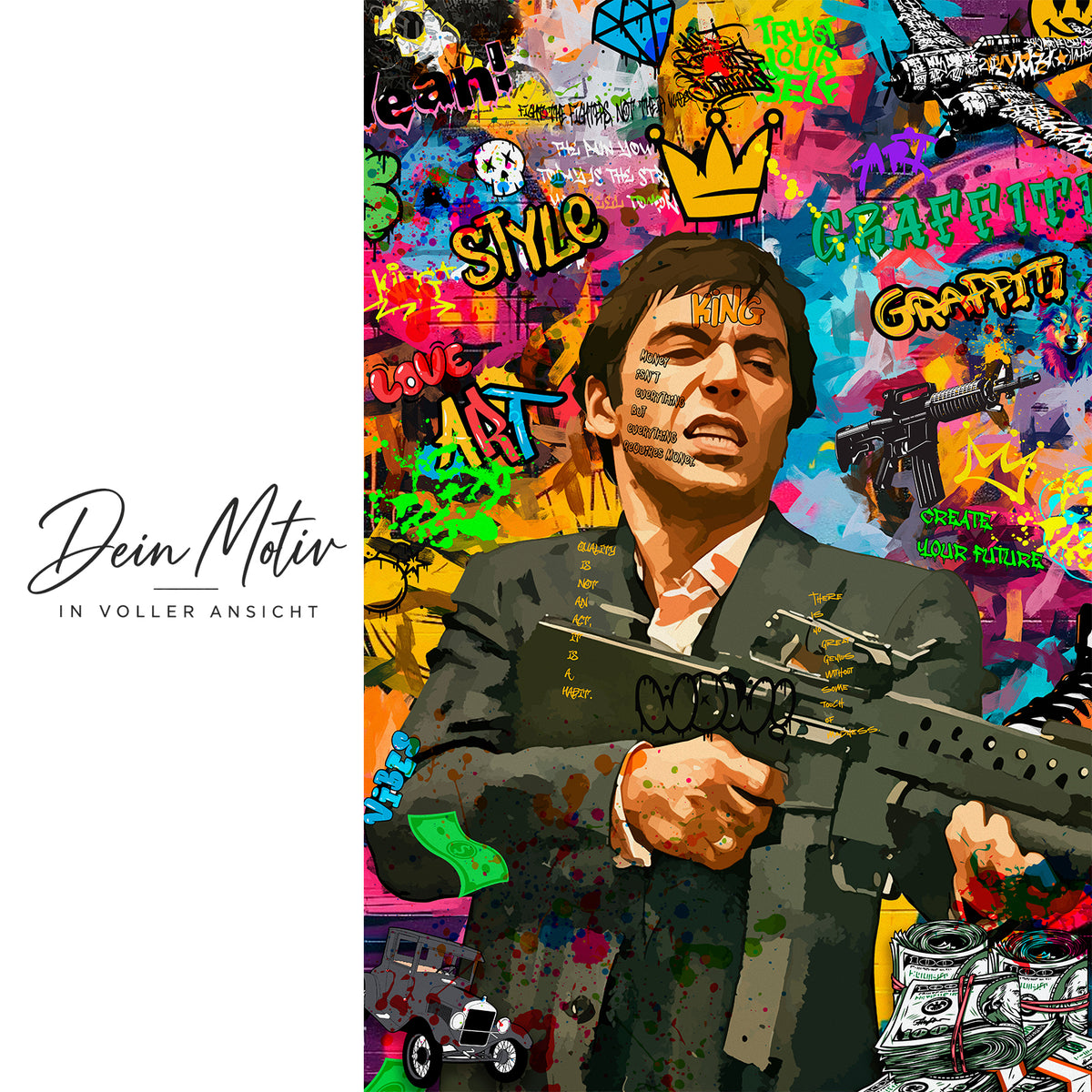 Acrylglas Wandbild - Mafia Boss