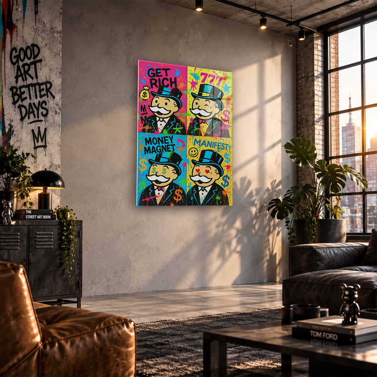 Acrylglas Wandbild - Money Magnet