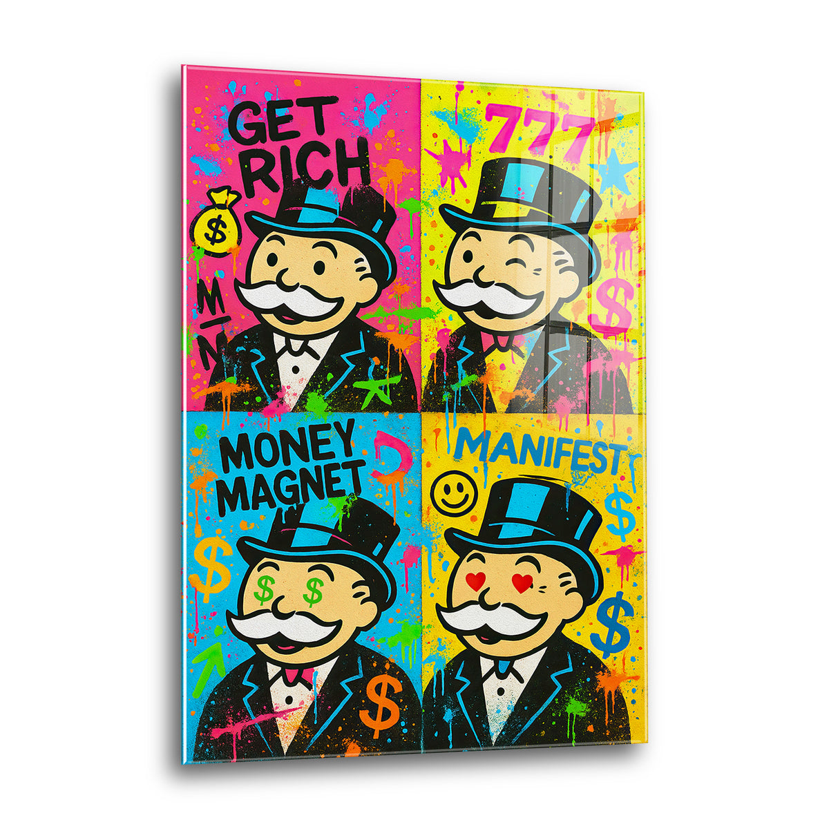 Acrylglas Wandbild - Money Magnet