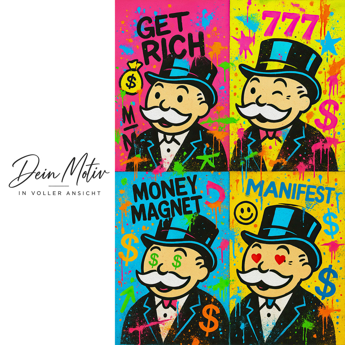Acrylglas Wandbild - Money Magnet