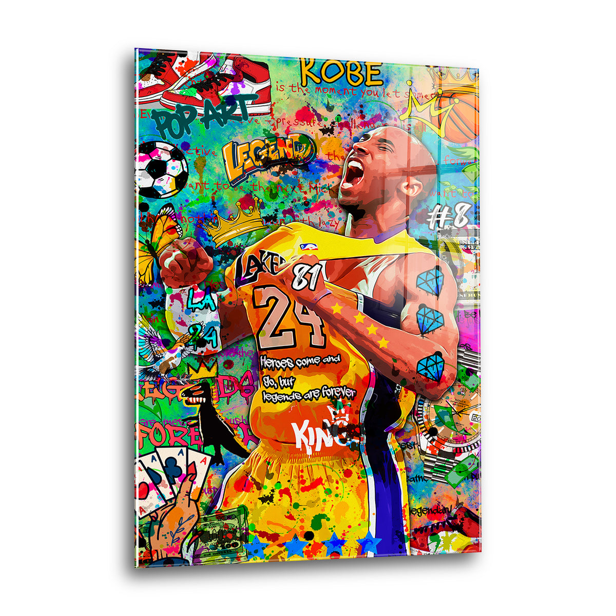 Acrylglas Wandbild - NBA Star