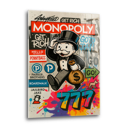 Acrylglas Wandbild - Money Game