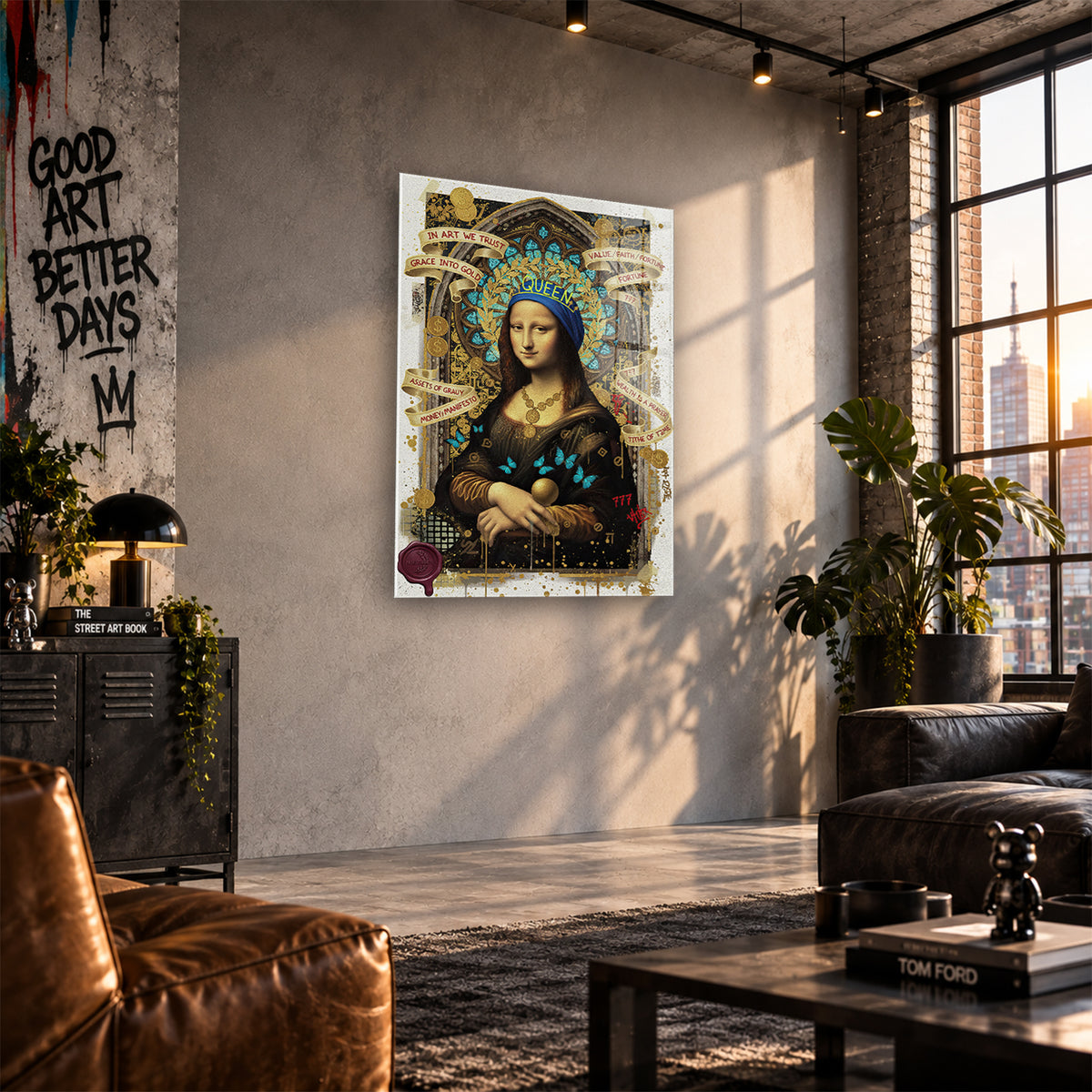 Acrylglas Wandbild - Mona Lisa