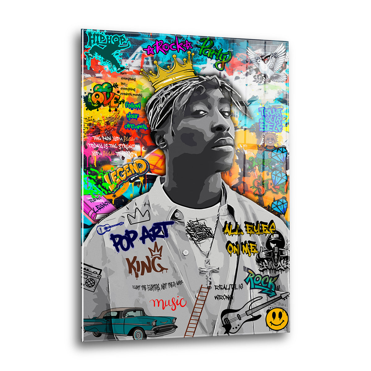 Acrylglas Wandbild - Rapper