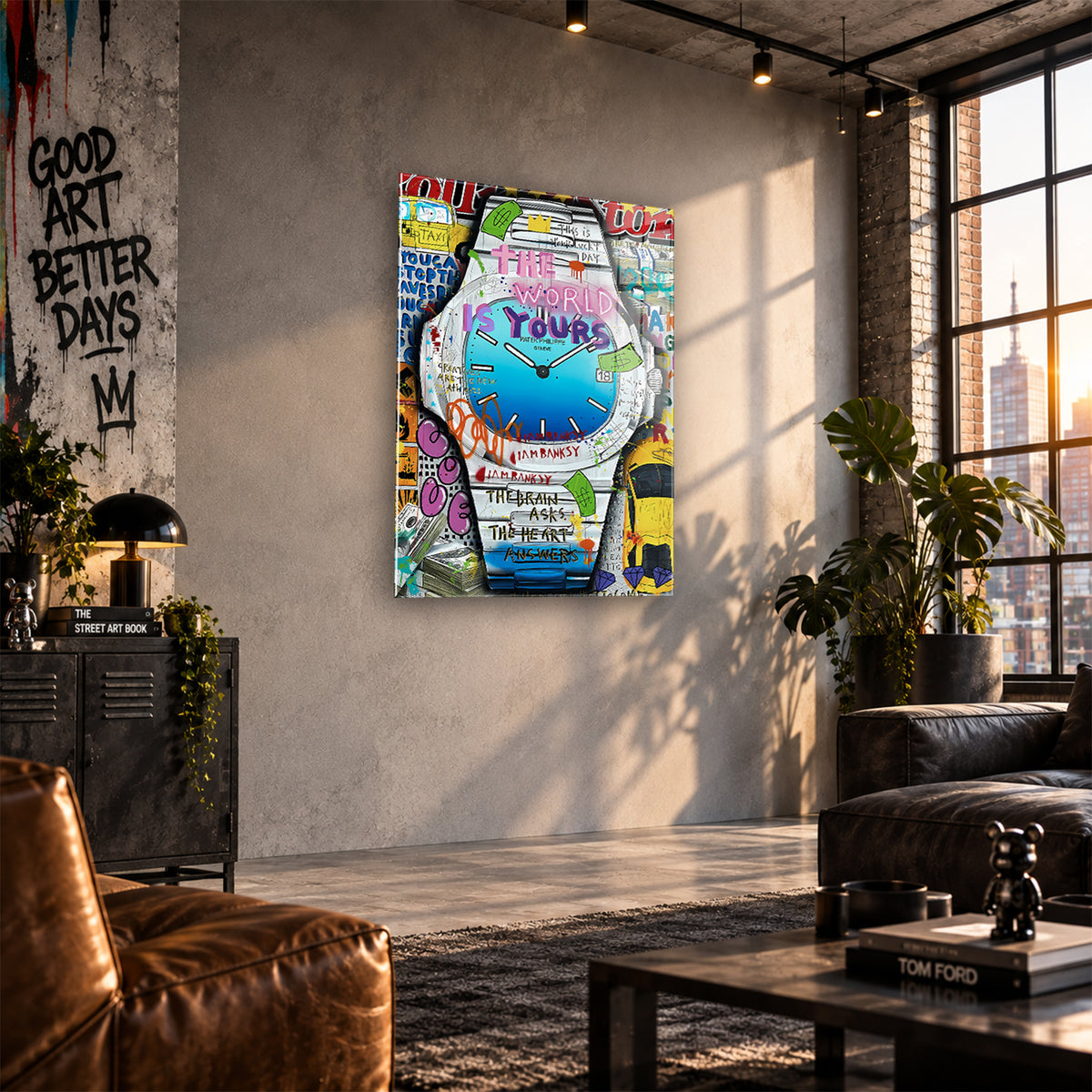 Acrylglas Wandbild - Rainbow Watch