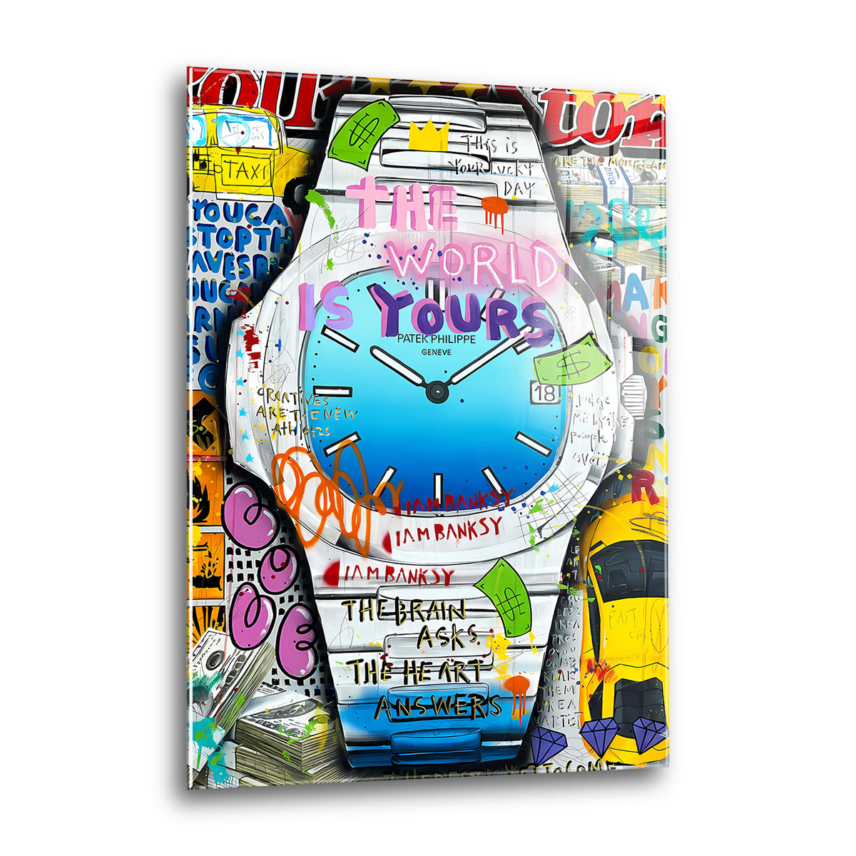 Acrylglas Wandbild - Rainbow Watch