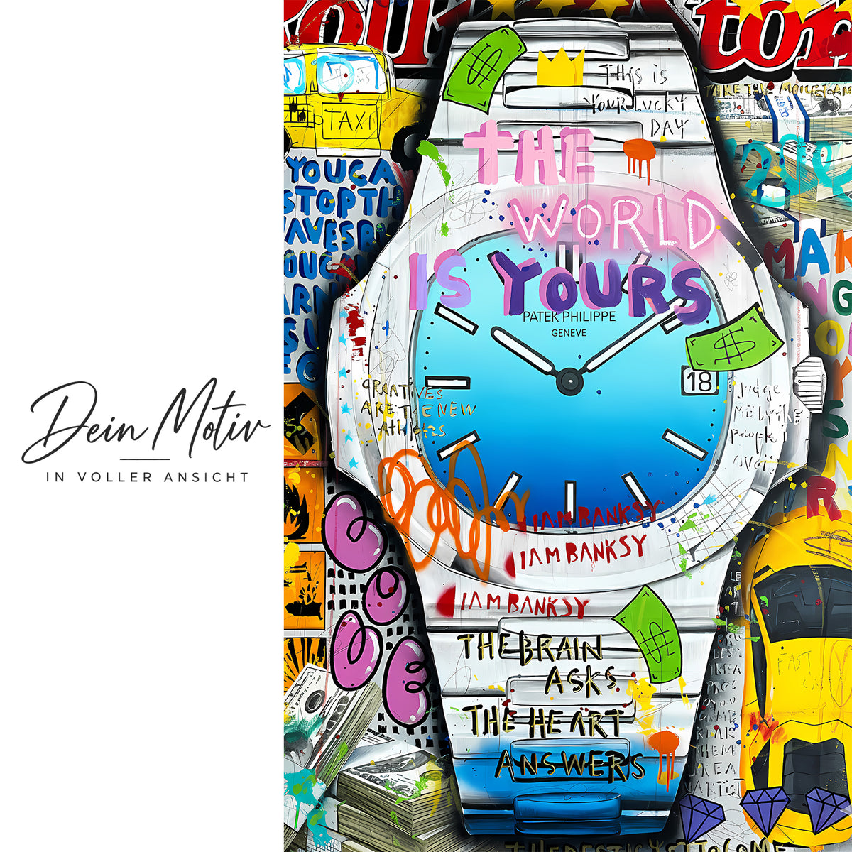 Acrylglas Wandbild - Rainbow Watch