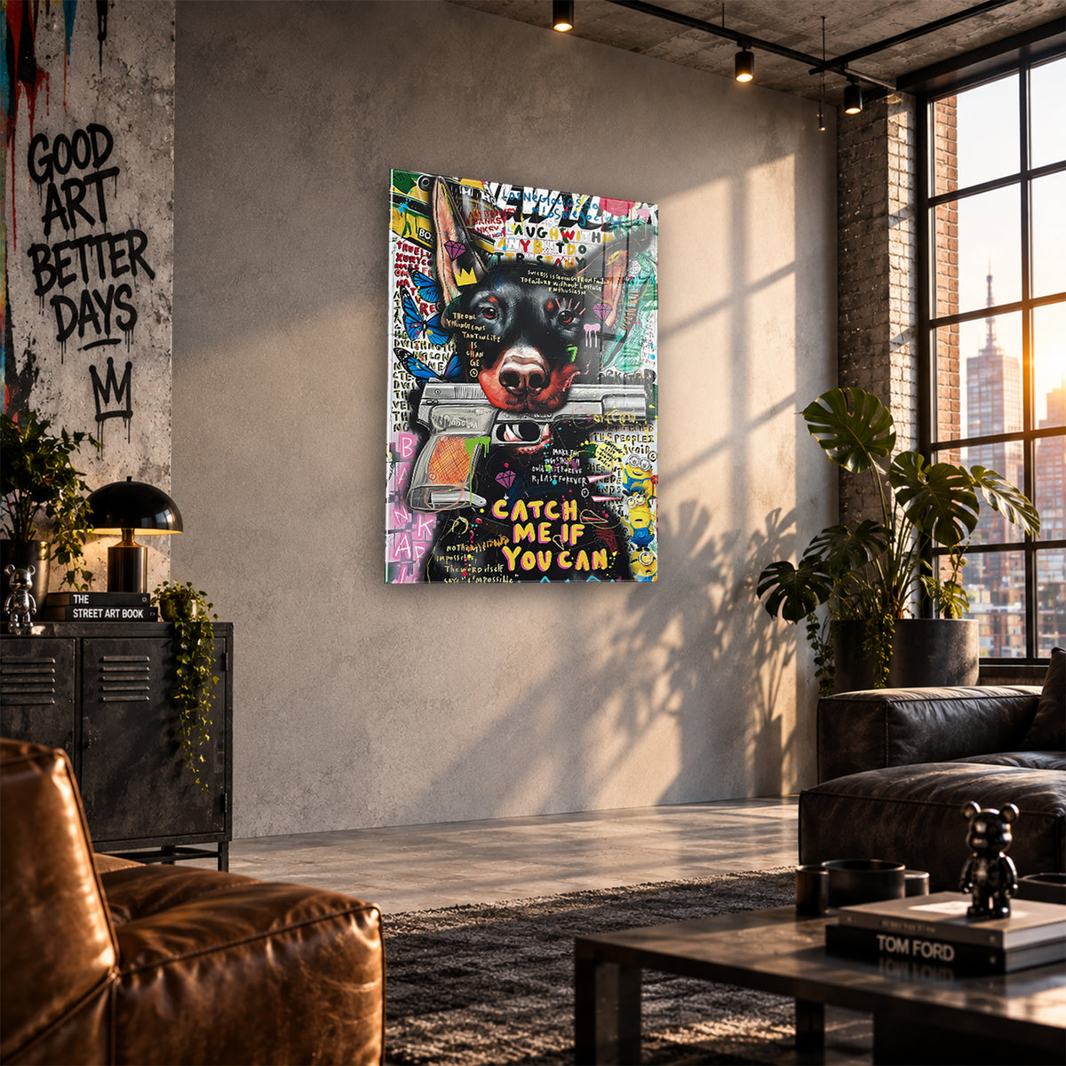 Acrylglas Wandbild - Dog
