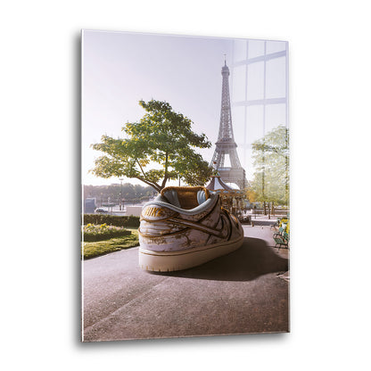 Acrylglas Wandbild - Shoe In Paris