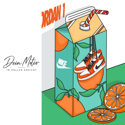 Acrylglas Wandbild - Orange Juice