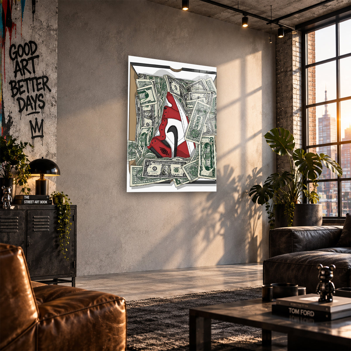 Acrylglas Wandbild - Sneaker Box