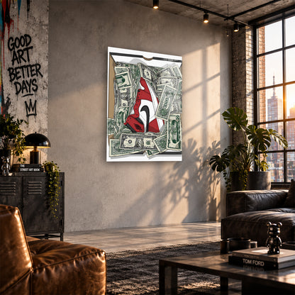 Acrylglas Wandbild - Sneaker Box