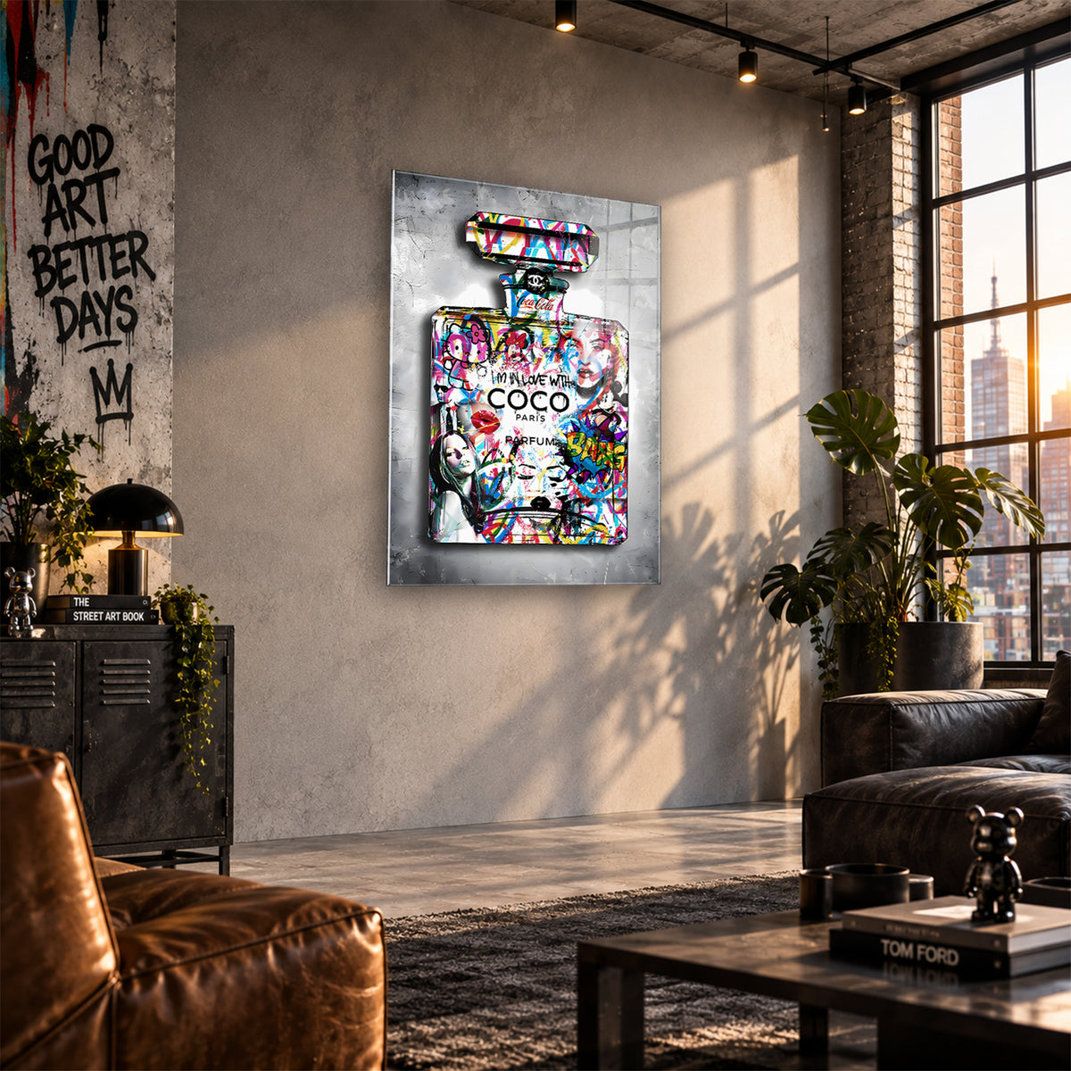 Acrylglas Wandbild - Graffiti Scent
