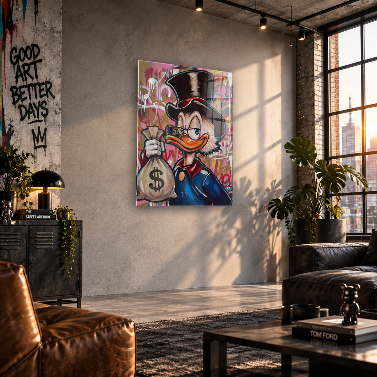 Acrylglas Wandbild - Old Duck