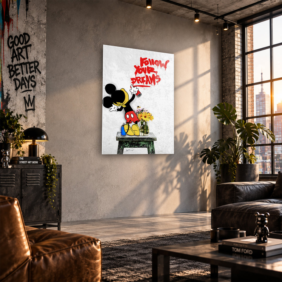 Acrylglas Wandbild - Follow Your Dreams