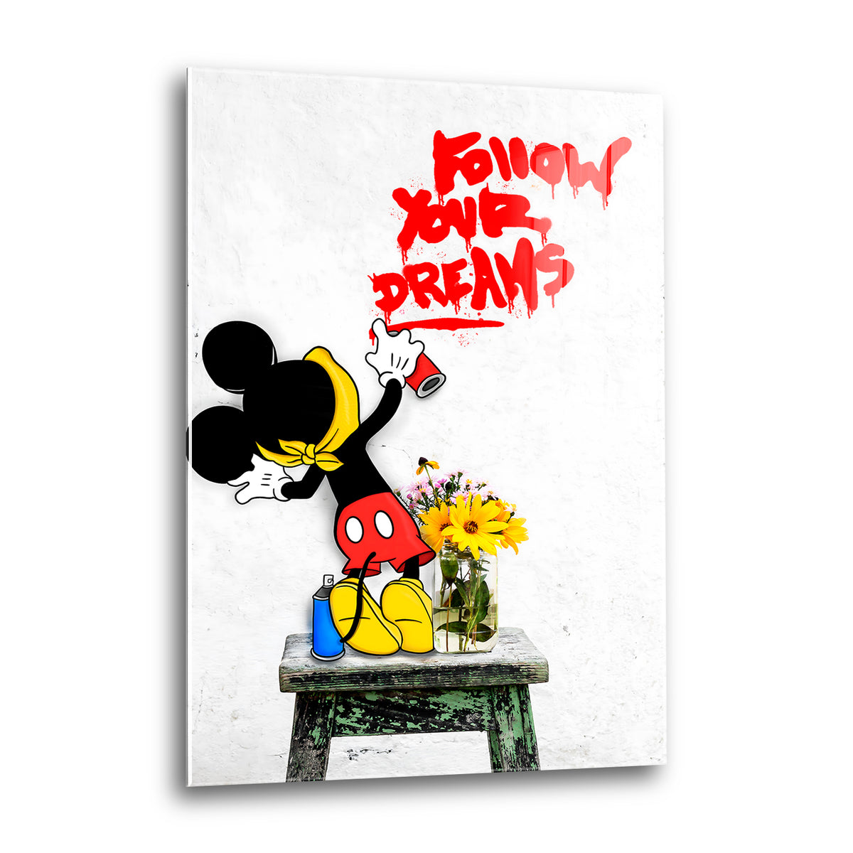 Acrylglas Wandbild - Follow Your Dreams