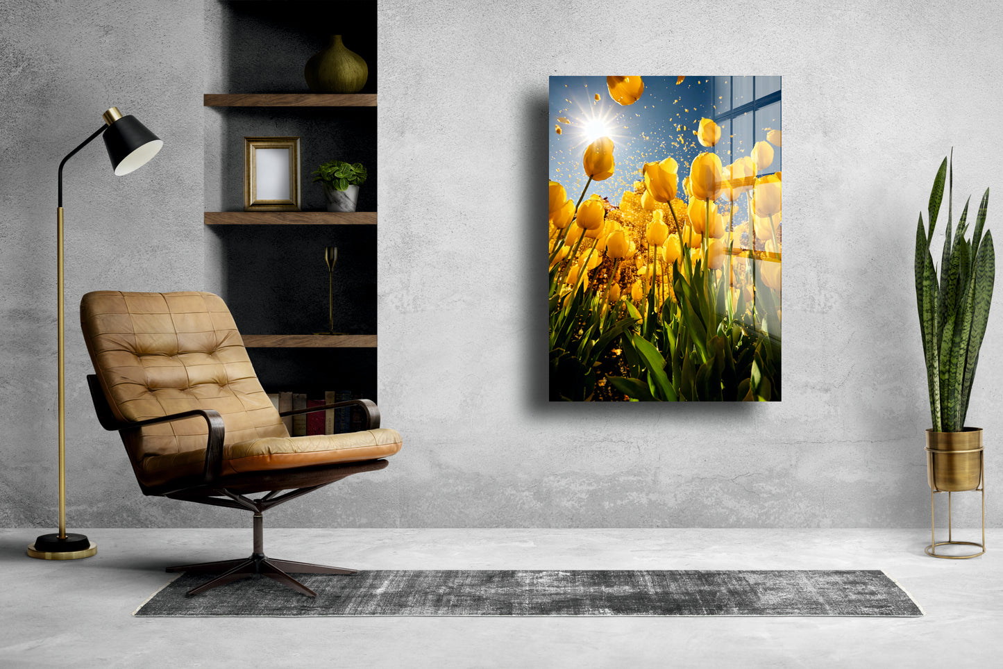 Acrylglas Wandbild - Tulpen