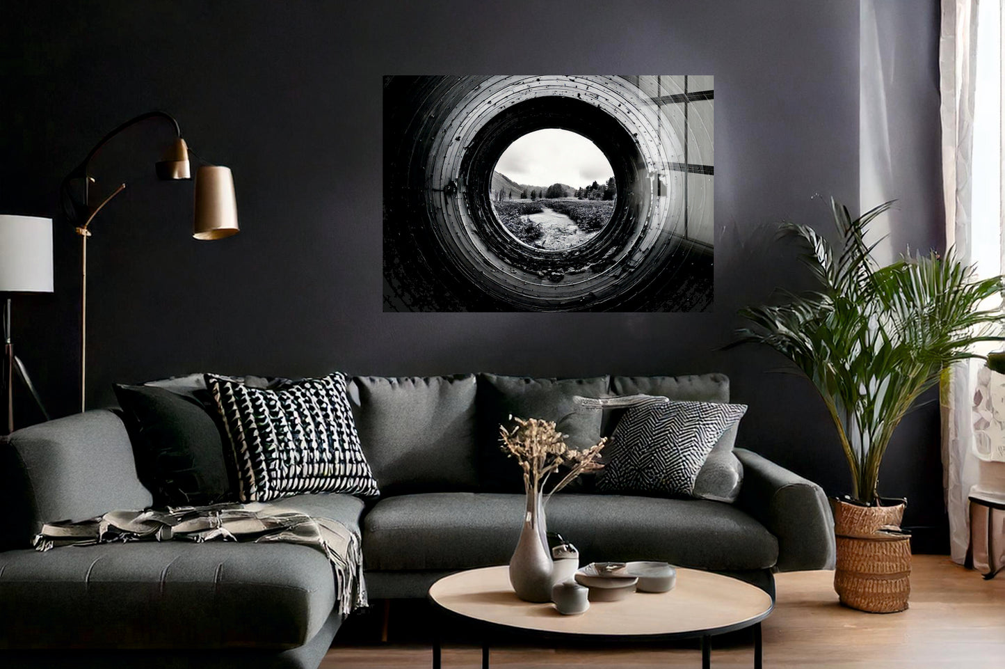 Acrylglas Wandbild - Tunnelblick