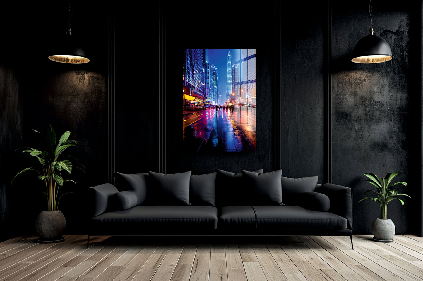 Acrylglas Wandbild - City